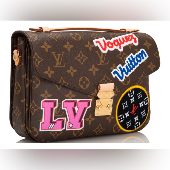 Louis Vuitton Brown and Pink Limited Edition Metis Handbag, 2018